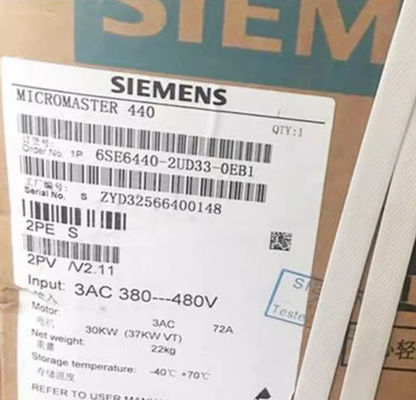 30kW Siemens Frequency Converter MM440 6SE6440-2UD33-0EB1 CE