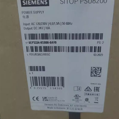 10A 6EP3334-8SB00-0AY0 Power Supply SITOP PSU8200 Power Module