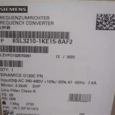 G120 Siemens 6SL3210-1KE15-8AF2 G120C Frequency Converter 2.2kW